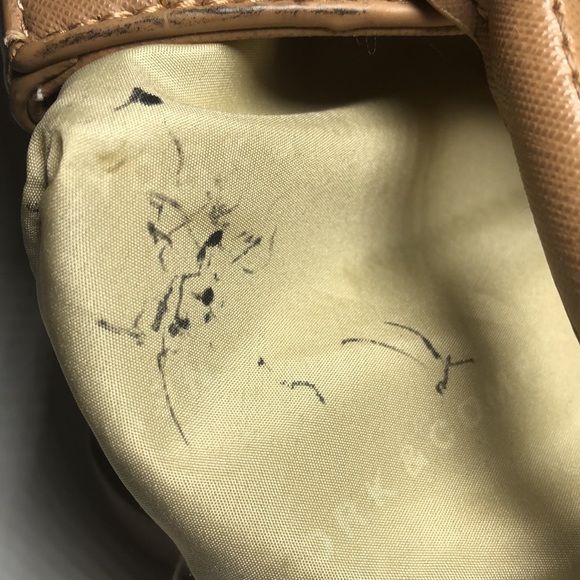 New York & Company Neutral Tan Satchel Handbag - Picture 11 of 13